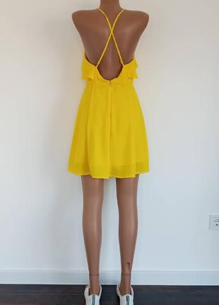 Легке жовте літній платьеце. forever 21. розмір s.3 фото