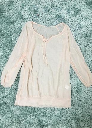 Нежная воздушная туника на пляж