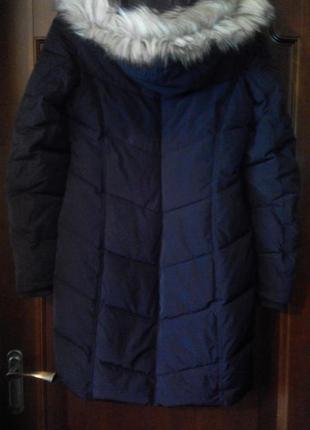 Куртка теплая, зимняя, длинная р.s/xs2 фото