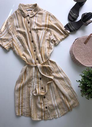 Платье на пуговицах papaya