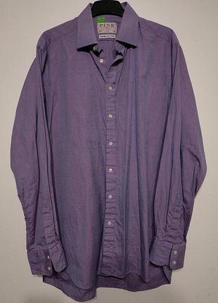 Xxl 54 сост нов pink рубашка сиреневая фиолетовая zxc