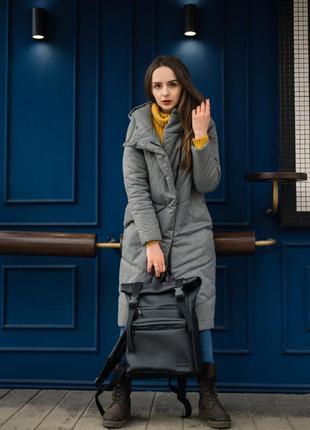 Жіночий рюкзак рол sambag rolltop zard — чорний2 фото