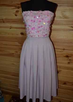 Платье asos розовое2 фото