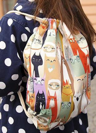 Рюкзак-мешок mini для девочек1 фото