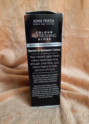 John frieda гампунь блиск фарба для відновлення кольору фарбованого волосся брюнеток3 фото