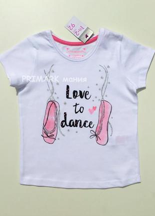 Футболка для девочки (1.5-8 лет) primark