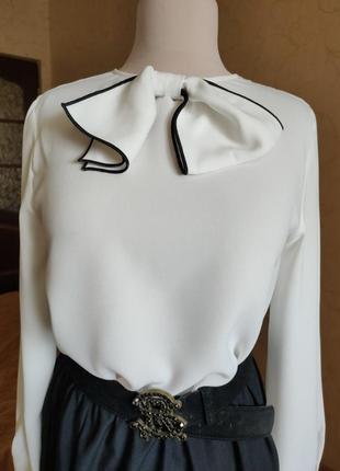 Шикарная белая рубашка блуза zara⚡⚡⚡