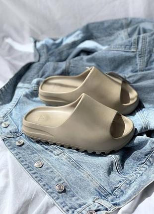 Кросівки adidas yeezy slide earth brown кроссовки
