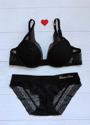 Лёгкий люксовый комплект белья victoria's secret оригинал