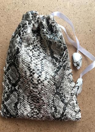 Декоративный мешочек принт рептилия