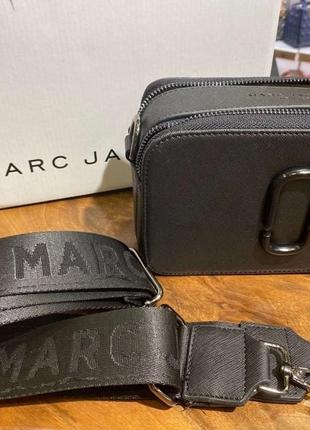 Жіноча сумка через плече marc jacobs snapshot total black2 фото