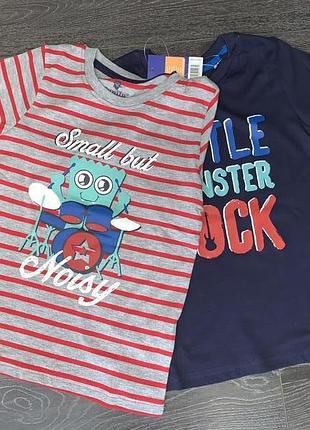 Набор футболок фірми lupilu із гермнії оригінал 110-116