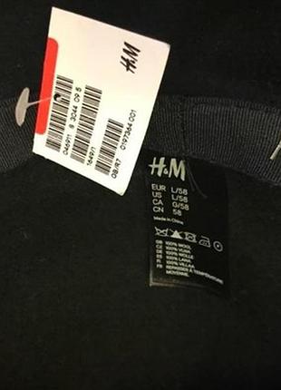Капелюх шерстяний h&m7 фото
