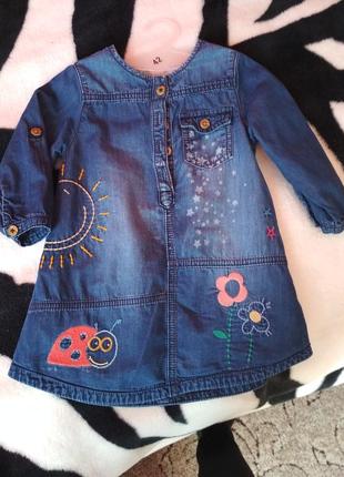 Платье джинсовое