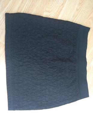 Tally wejil мини юбка черная рельефная1 фото