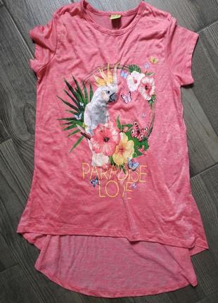 Класнюча довга футболка ,туніка в ідеальному стані