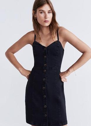 Новый джинсовый сарафан манго