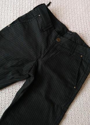 Штани стильні жіночі весна літо брюки италия хлопок стильные штаны5 фото