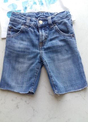 Джинсовые шорты чиносы gap для модника 2-3 лет