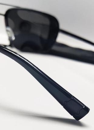 Стильні окуляри чорні поляризаційні5 фото