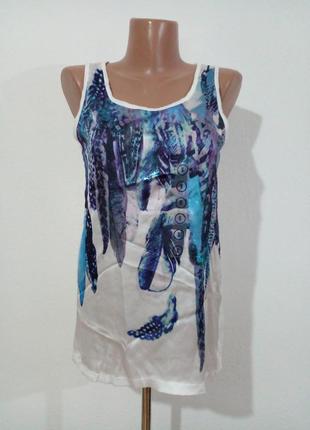 Комбінована нова майка довга