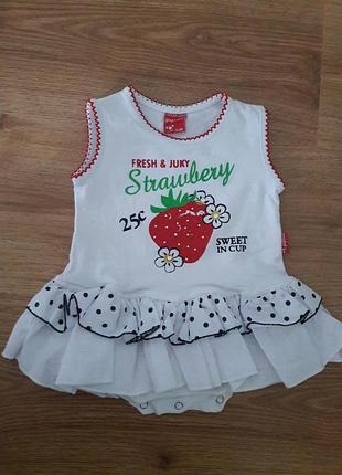 Боді сукню на 6-9 міс