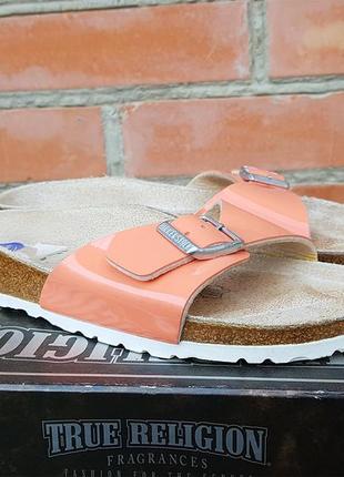 Birkenstock шльопанці сандалі шкіряні пробка made in germany оригінал (36)