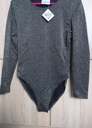 Боди золотистого цвета размер l