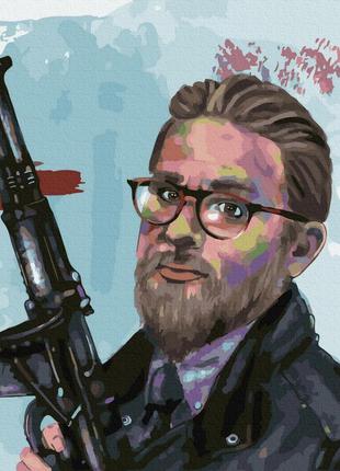 Картина по номерам джентльмен браш