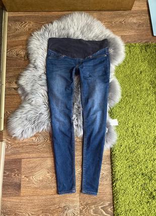 Завужені джинси h&m super mama skinny для вагітних в хорошому стані