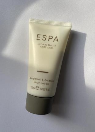 Лосьон для тела espa bergamot jasmine body lotion 30 мл1 фото