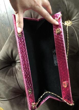 ⭐️ очаровательная сумочка-клатч кошелёк с тиснением под рептилию • versace19.69 ⭐️2 фото