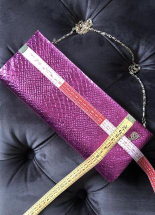 ⭐️ очаровательная сумочка-клатч кошелёк с тиснением под рептилию • versace19.69 ⭐️5 фото