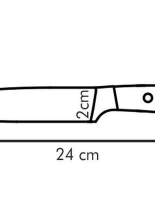 Нож универсальный tescoma azza, 13см арт.8845052 фото