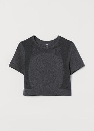 Короткий спортивный топ h&m