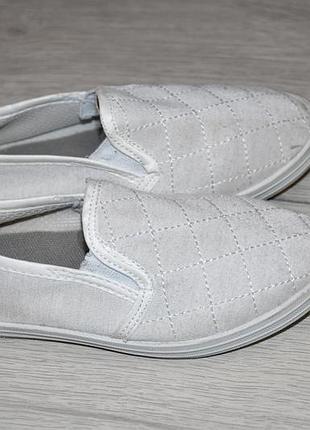 Детские легкие белые кеды размер 30