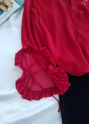 Воздушная блуза с красивыми рукавами от zara3 фото