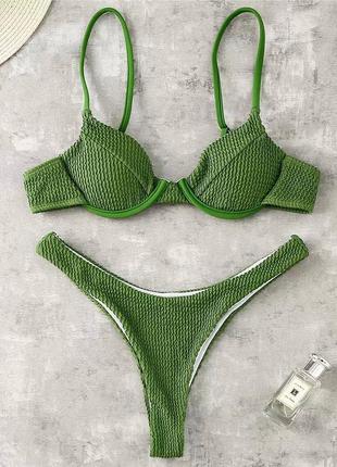 Купальник з жатого трикотажу