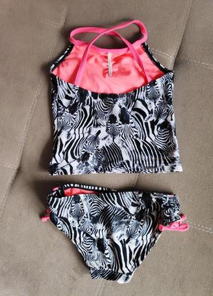 Купальник детский раздельный 3-4 года