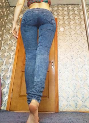 Джинсы denim co, skinny, хs-s4 фото