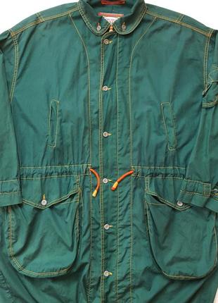 Раритетная винтажная оверсайз ветровка 80-х vintage oilily long windbreaker coat3 фото