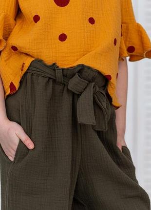 Літні брюки для дівчинки