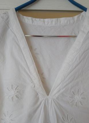 Батистовое белое платье2 фото