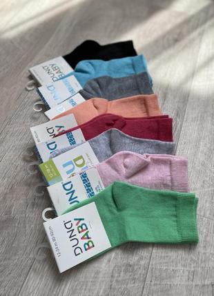 Однотонные разноцветные носочки фирмы дюна2 фото