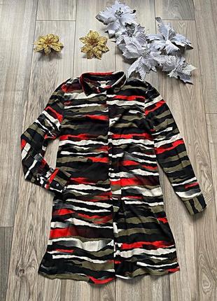 Крутая удлененная рубашка/туника h&m