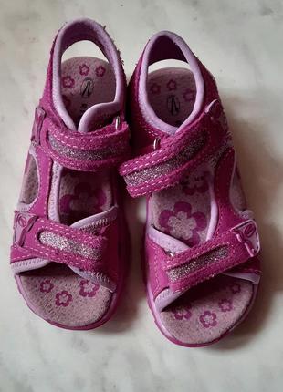 Новые босоножки сандалии для девочки richter-австрия размер 25 (15,5 см)1 фото