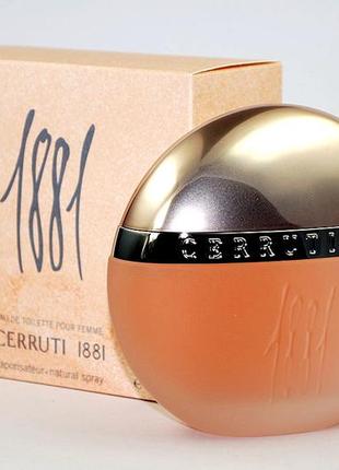 Cerruti 1881 pour femme оригинал_eau de toilette 10 мл затест