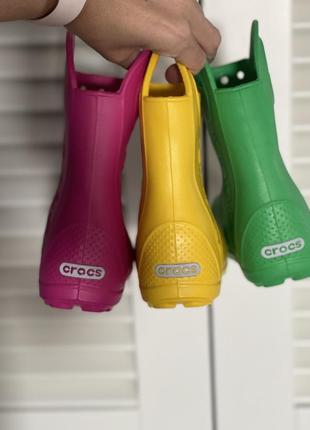 Сапоги на дождь crocs3 фото