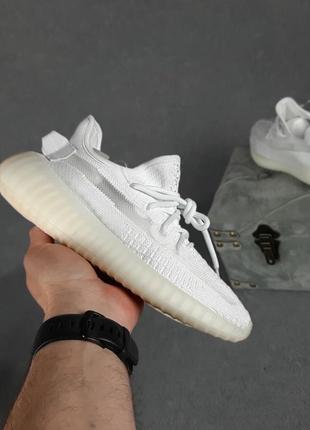 Adidas yeezy boost 350 белые7 фото