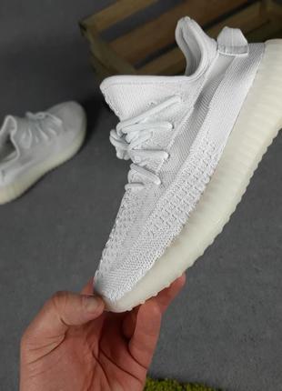 Adidas yeezy boost 350 белые8 фото